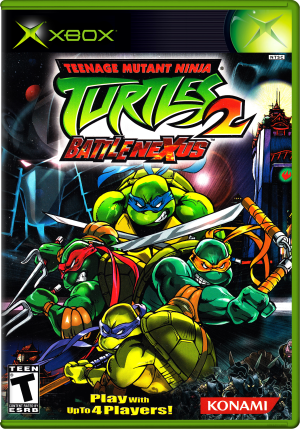 Teenage Mutant Ninja Turtles 2 - Battle Nexus (USA) 2D Box Front